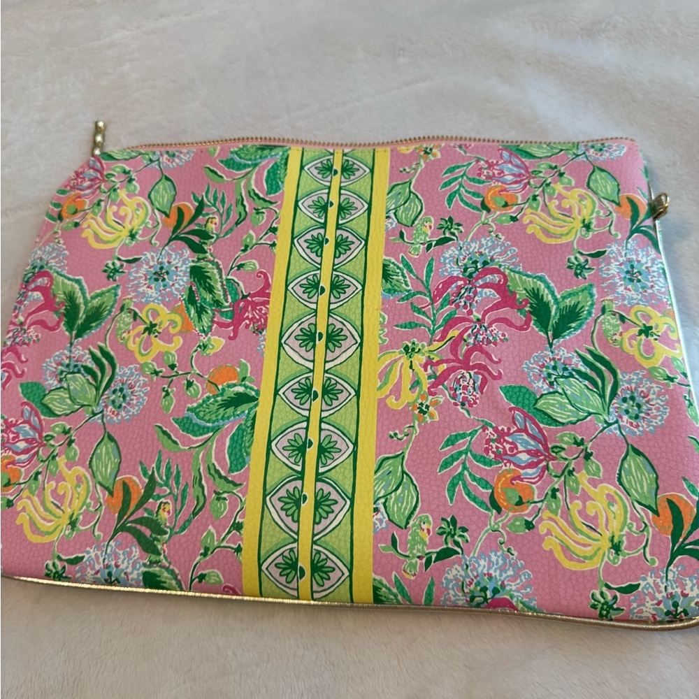 Floral Pink Clutch Bag